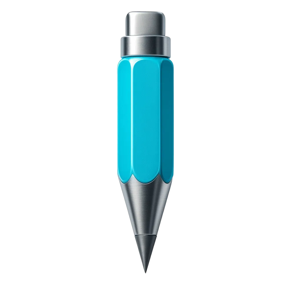 Blauer Design-Stift aus der Limbic-Bildwelt